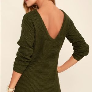Lulus sweater dress
